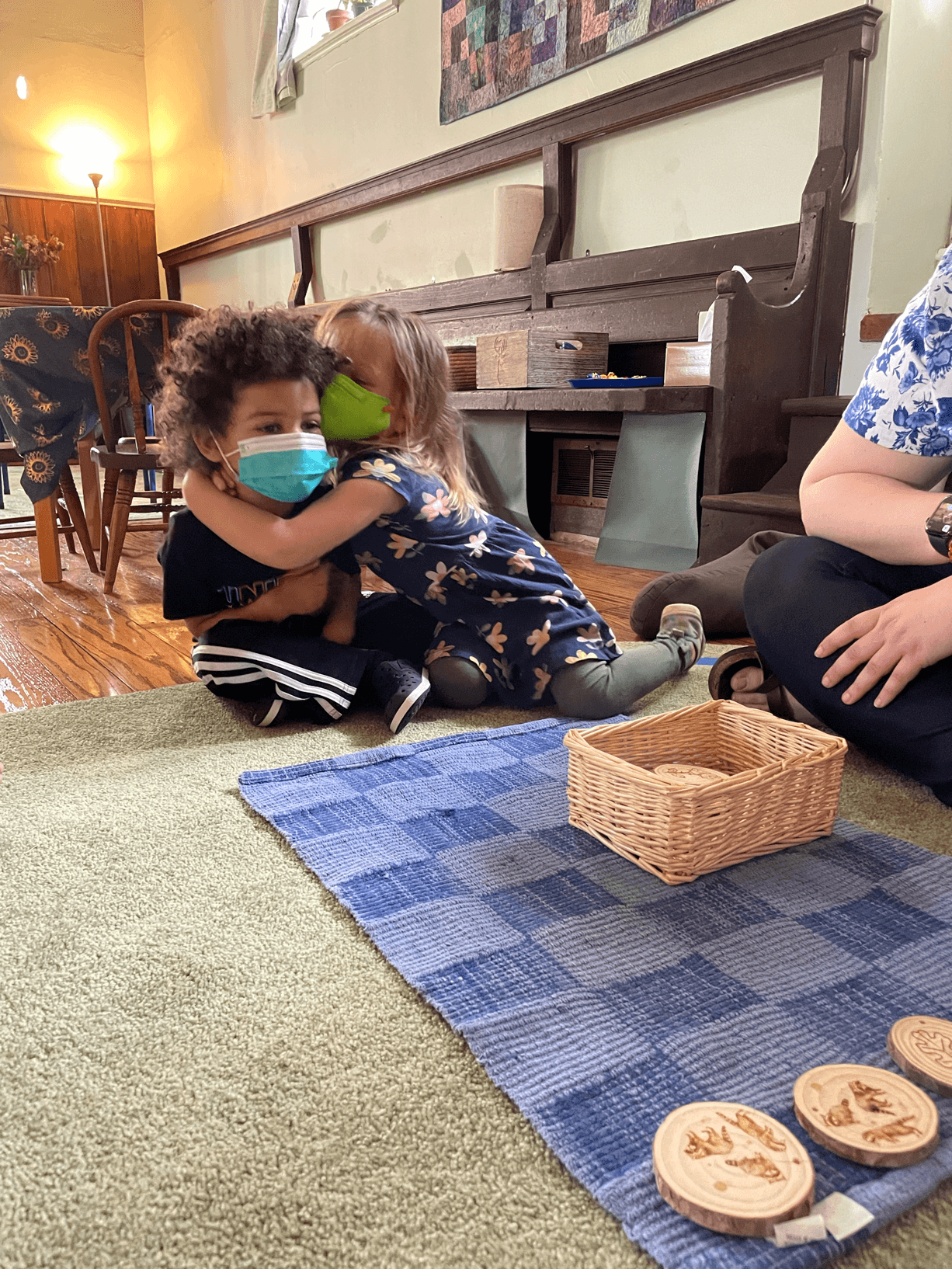 Children of different ages learning together